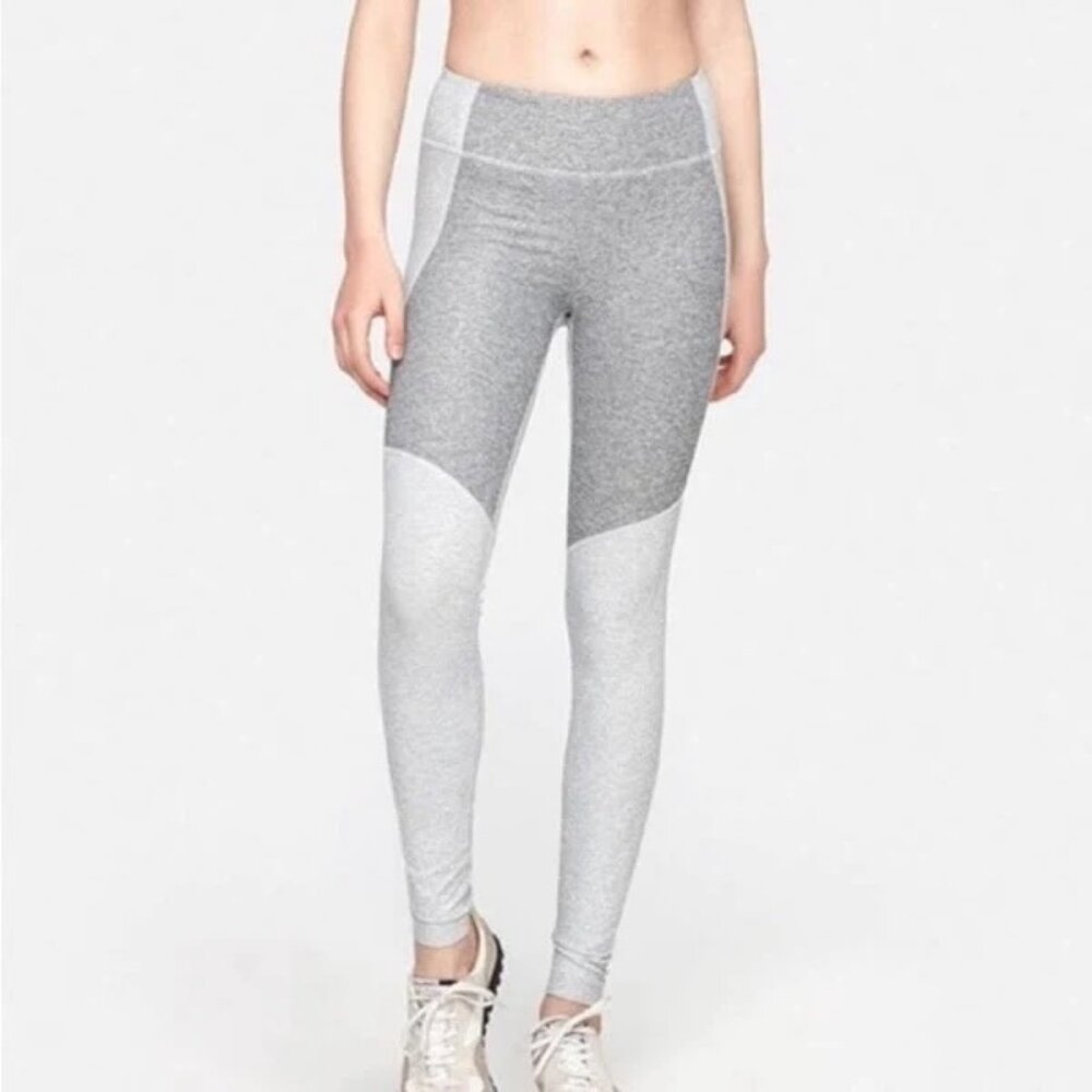 Outdoor Voices Gray High-Waisted Leggings